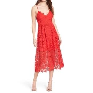 ASTR THE LABEL aline midi dress